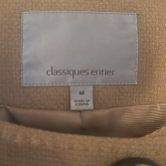 Classifies Entier Double-Breasted Suit Jacket, Camel color,Size M, Ladies - Picture 4 of 8